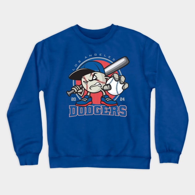 Los Angeles Baseball - 2024 Season Crewneck Sweatshirt by Nagorniak